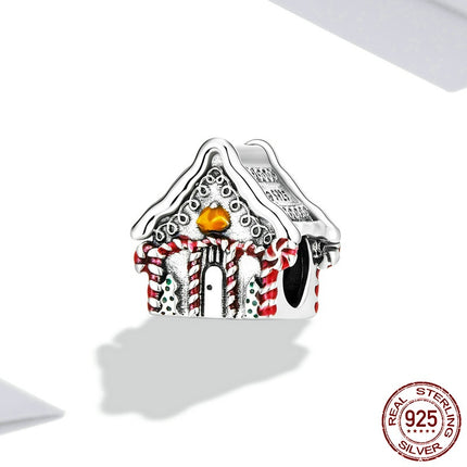 Kersfees Warm Sneeu Huis Diy Armband String Krale