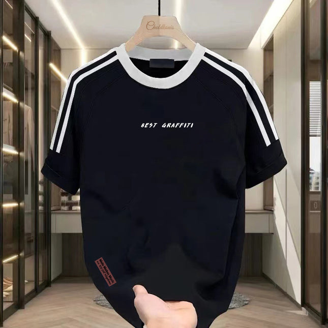 Men's Summer Thin Heavy Cotton Short Sleeve