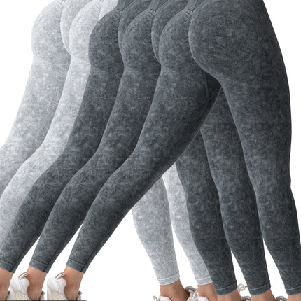 5 Pieces Seamless For Women, High Waisted Workout Gym Yoga Pants