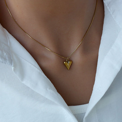 Stylvolle Titaanstaal Halsband wat Nie Sal Vervra nie