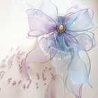 Crystal purple clothes leash / M