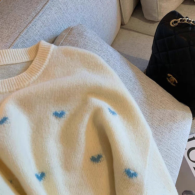 All-matching Youthful-looking Idle Style Soft Glutinous Short Sweater