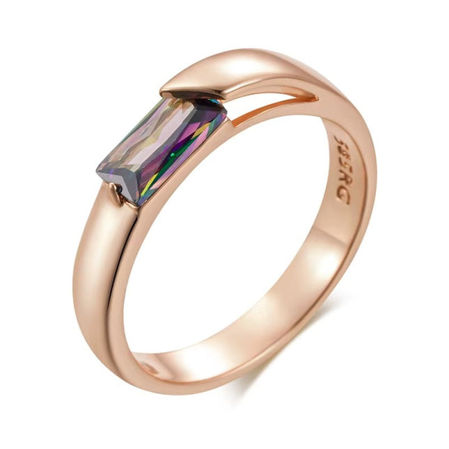 Zircon Ring Fashion Temperament Hollow Ladies