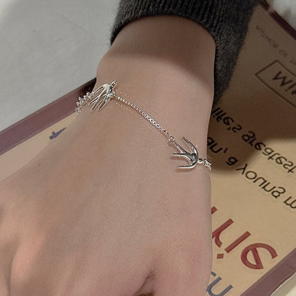 S925 Sterling Silwer Swael Armband