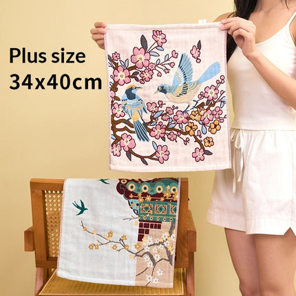 Pure Cotton Gauze Square Towelsoft Absorbent And Made Entirely Of Cotton For Home Use