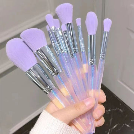 Sagte Haar Poederborsel Grimeringstel Oogskadu Grimeringstel Skoonheidshulpmiddels Vir Beginners