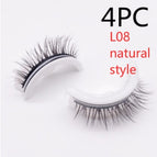 L08 natuurlike styl / Vierkantige boks in vier kleure / 4 STKS