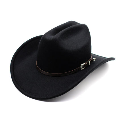 Men's And Women's Cool Punk Style Big Brim Hat