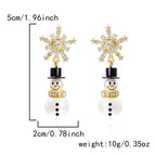 Snowflake Ear Stud Gold