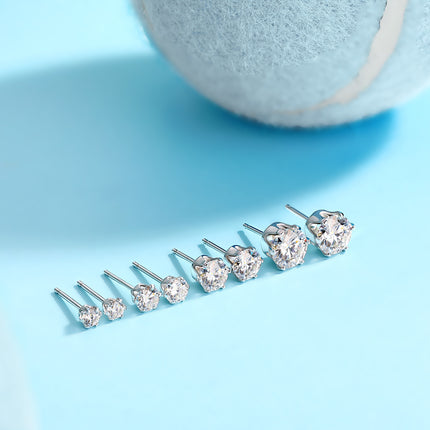 Sterlig Solo Dans - Premium Moissanite Luukse Mode Ligte Luukse Juweliersware Silwer Knopoorbelle S925 Versilwerde Platinum