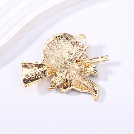Halloween Pumpkin Witch Brooch Niche Personality Fashion Cartoon Corsage