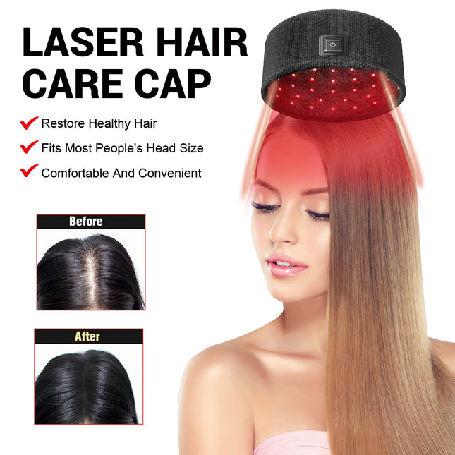 Houkea Dense Toupee Hair Repair Manic Thick Hairline Fixation Head Massage Care Heating Cap