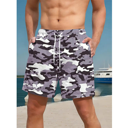Fashion Cool Streetwear Men's Beach Shorts