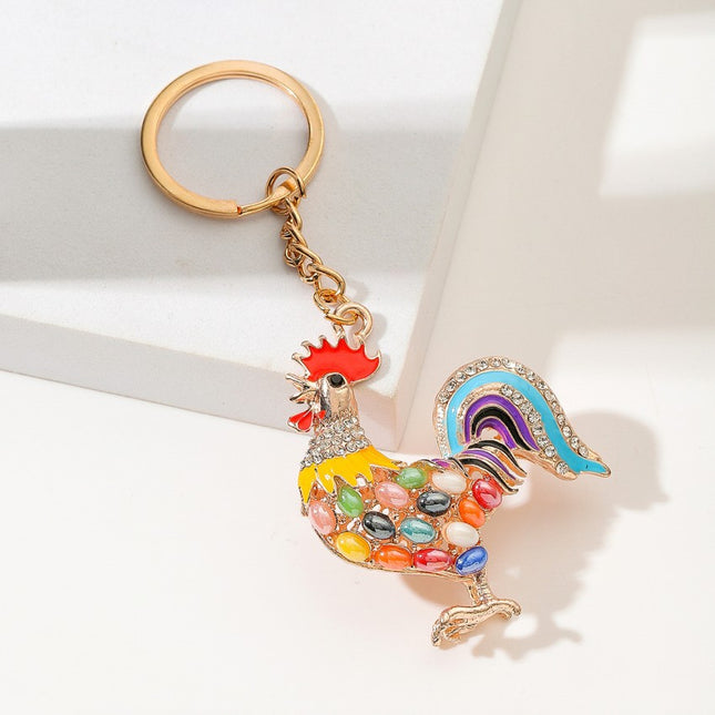 Chante Clair Sleutelring Hanger Legering Drup Olie Diamant