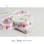 Colorful Balloon Pattern White / 21m