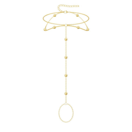 Womens Versatile Personality-filled Ball Bead Anklet