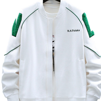 Lente En Herfs Geborduurde Bofbaluniform, Wagbroek, Informele Sportstel