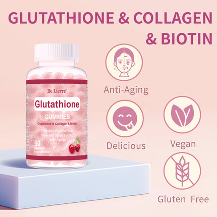 Glutathione Kollageen Gommetjies Kersie