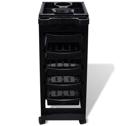 Hairdressing Trolley, Plastic with Wheels