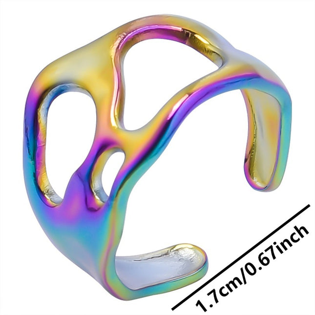 European And American Style Ring Women's Cold Wind Minority Simple