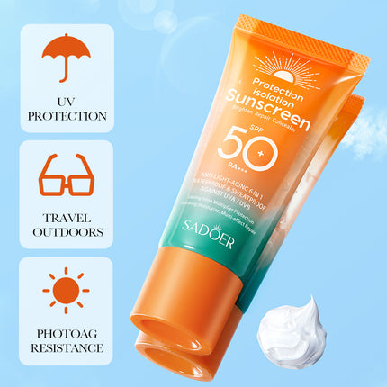 Double Tube Multi-Effect Repair Isolation Sunscreen