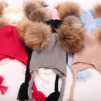 Baby Knitted Hat Keeps Warm In Autumn And Winter