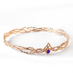 D1551 Gold Purple Diamond