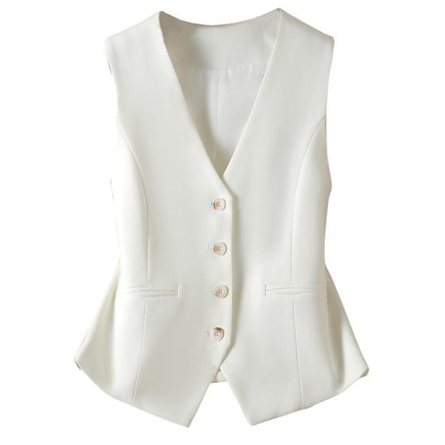 Fashion Design Sense Wild Vest Slimming Workplace Vest