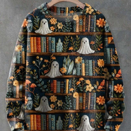 Digital 3D Round Neck Sweater