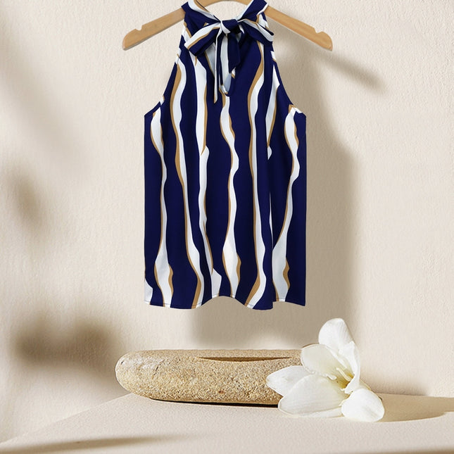 Ladies' Fashionable And Sexy Off Shoulder Hanging Neck Suspender Top