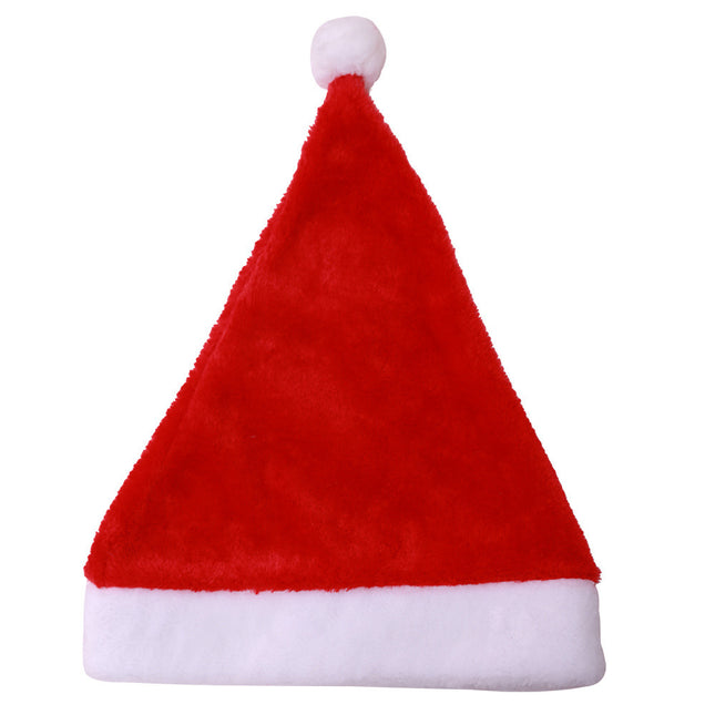 Short Plush Santa Claus Hat Fashion