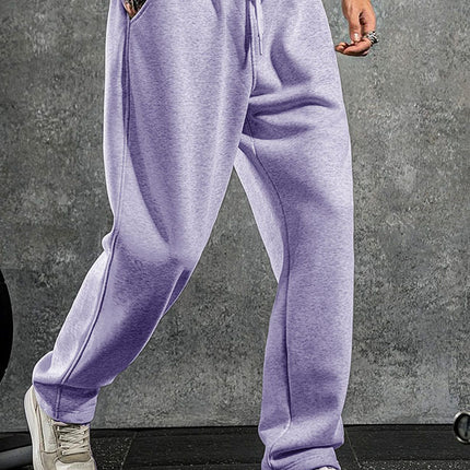 Men's European And American Solid Color Casual Pants