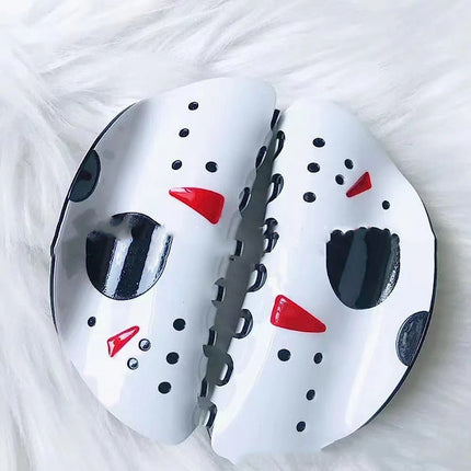 Halloween Dekoratiewe Grimas Haaspennetjies Wit