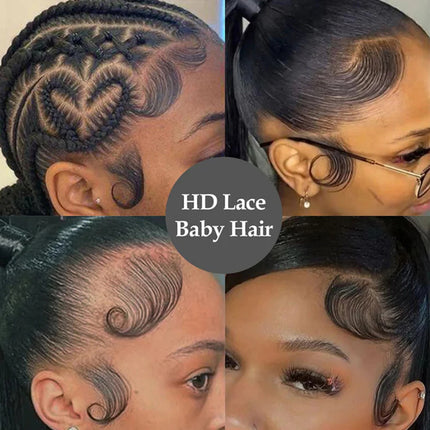 Real Hair Hairline Stickers Wig Bangs Sideburns Stickers