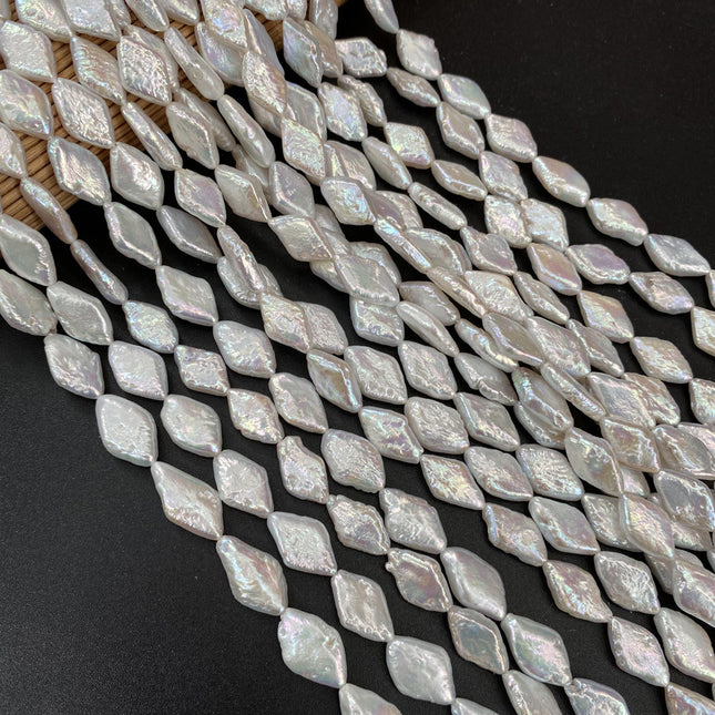 Natuurlike Soetwater Diamantvormige Pêrelkrale