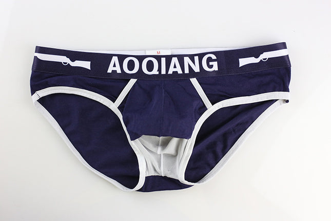 Men's Underwear Aoguan Men's Sexy Capsule Breathable Cotton Briefs 39