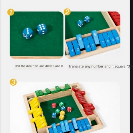 Ultimate Shut The Box Board Game