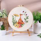 Fox / Bamboo Embroidery Frame 20cm