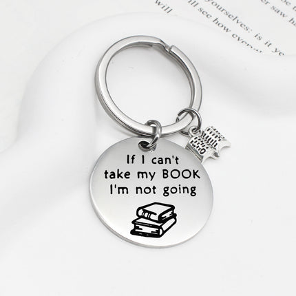 Motivational Reading Laser Engraved Keychain
