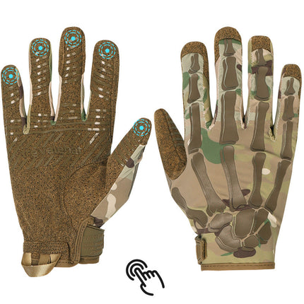 Ice Silk Non-slip Sun-proof And Breathable Full Finger Touch Screen Tactical Gloves