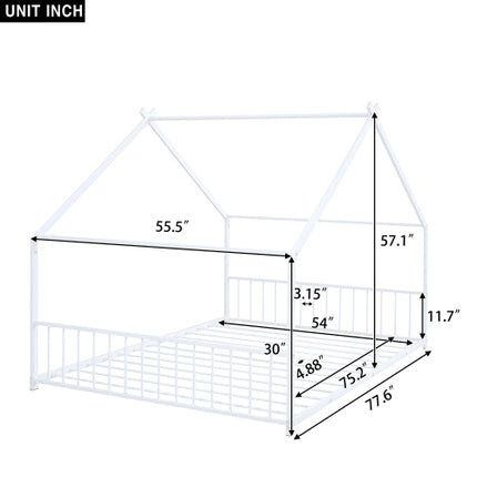 Volgrootte Metaal Huishoudelike Bed