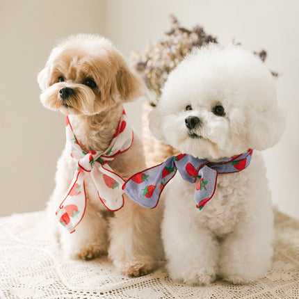Dog Bib Scarf Pet Cat Bib Cute Small And Medium-sized