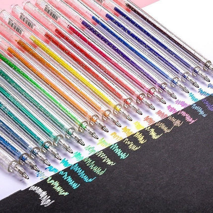 Glansende Kristal Gelpen Fluorescerende Penstel