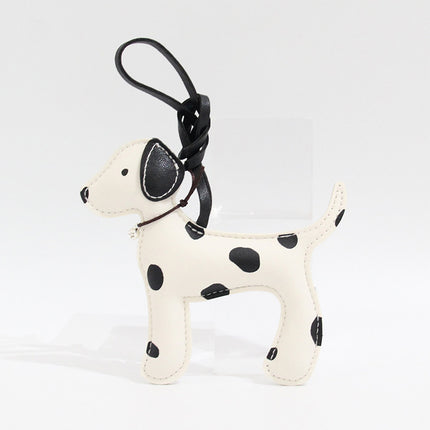 Cute Spotted Puppy Leather Pendant Pu Leather