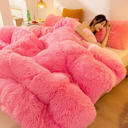 Super Sagte Lang Vlies Mink Kristal Fluweel Verdikte Warm Winterkwilt
