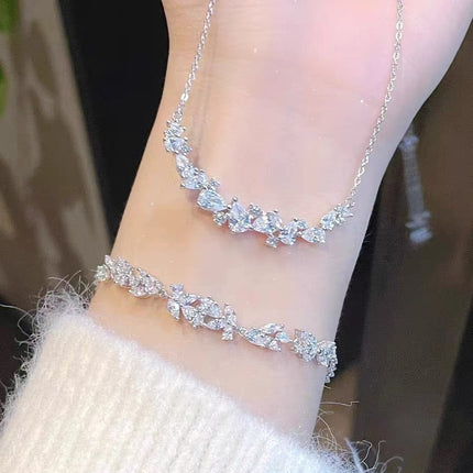 Nuwe Modieuse Instagram-styl Wisteria Blom Handketting