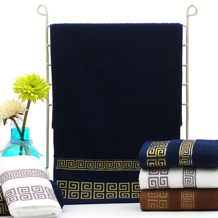 Mans se Minimalistiese Donker Handdoek Geskenkboksstel
