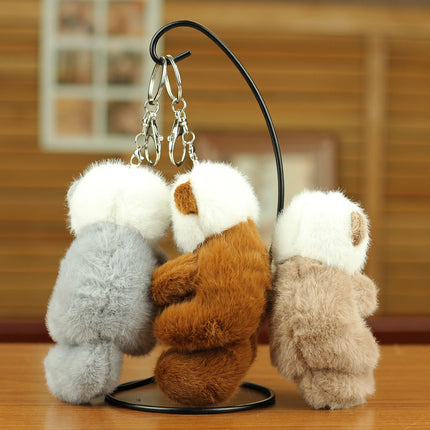 Cute Sea Otter Pendant Plush Toy Fish Cat Doll Hanging Ornament