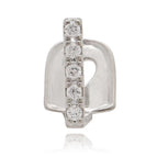 Single Silver Zircon