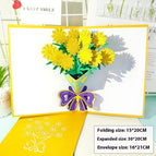 3D Greeting Card SUNFLOWER